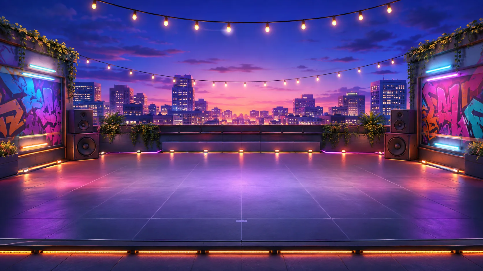 Rooftop stage